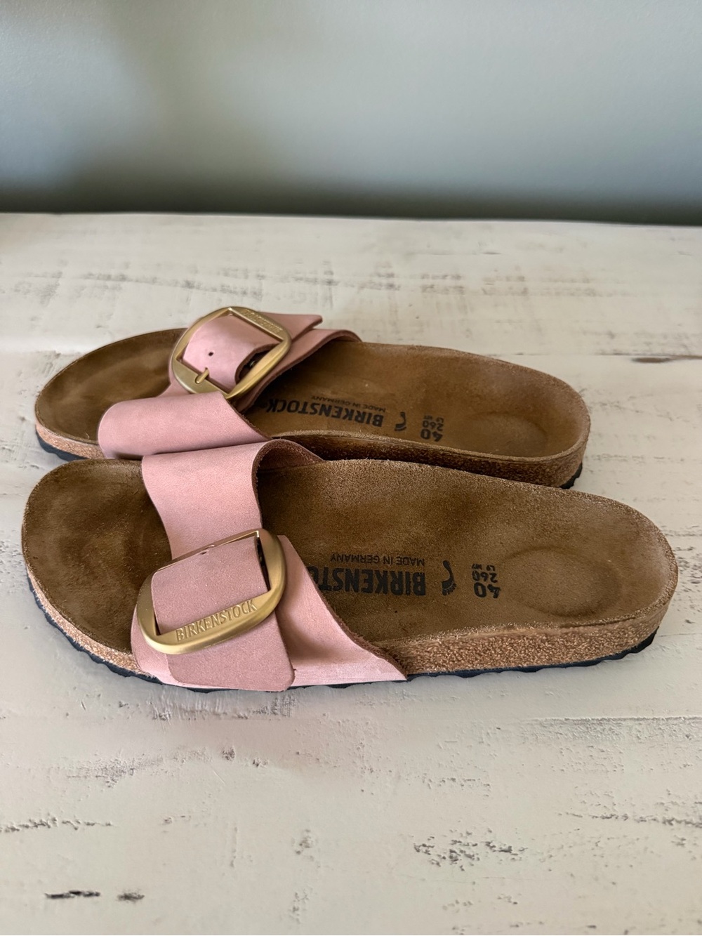 Birkenstock Madrid Big Buckle - Old Rose EU Size 40 - Picture 2 of 5
